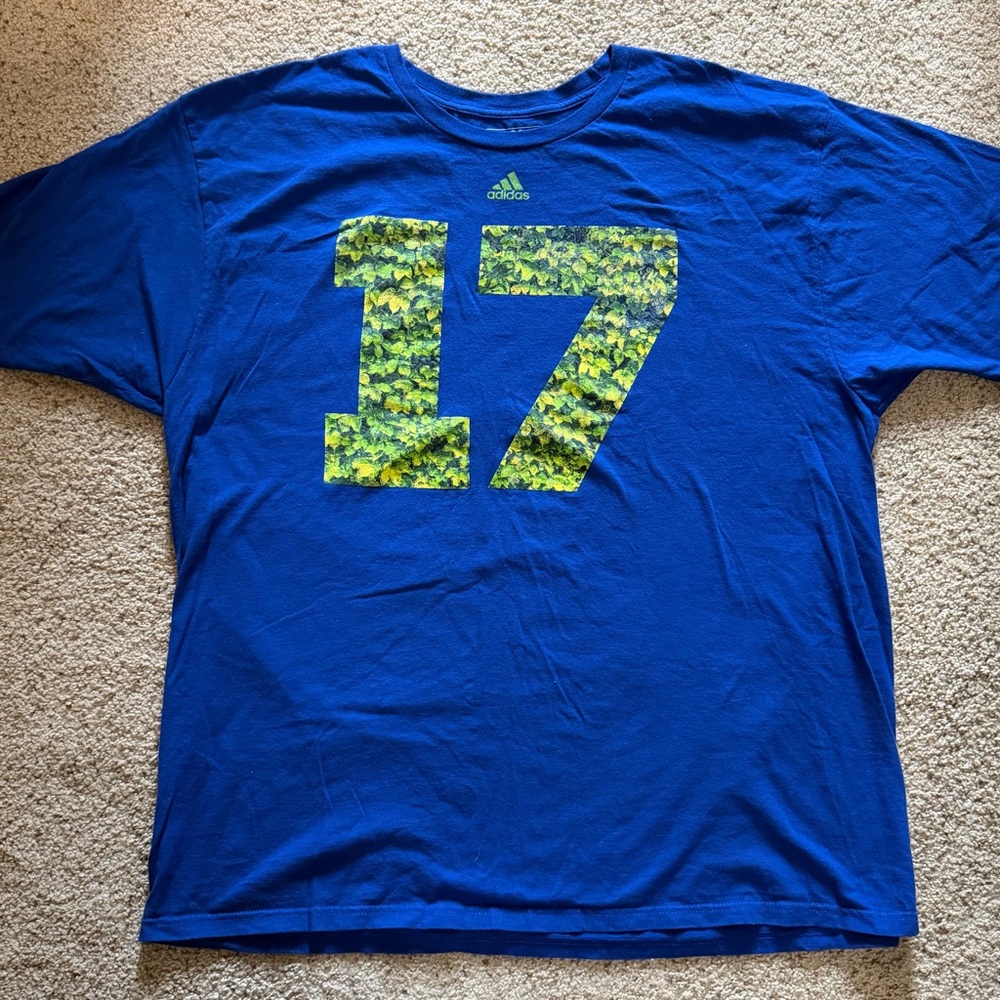 2XL Chicago Cubs Blue T-shirt #17 in Ivy